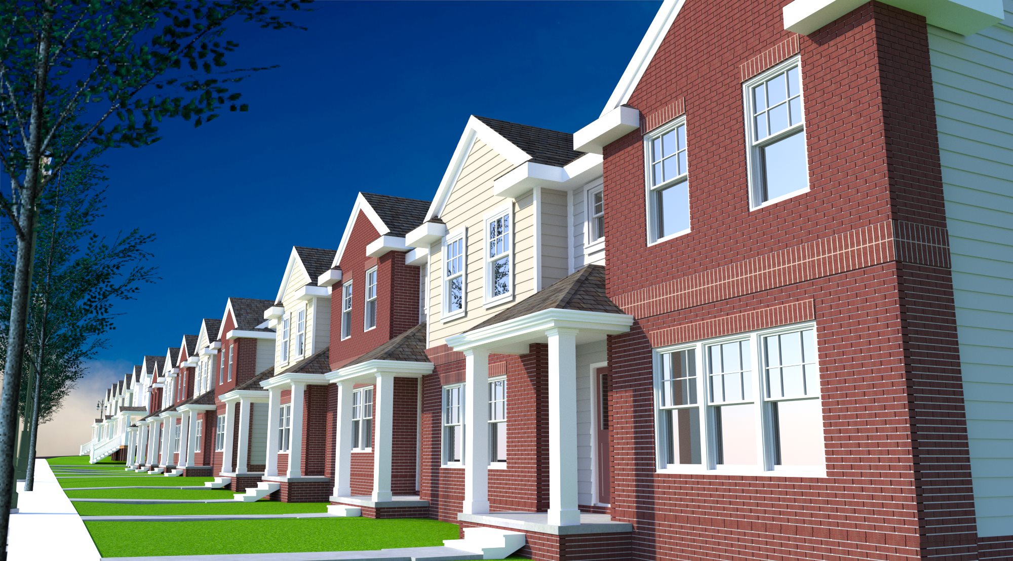 Townhomes in Perry St